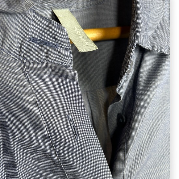 SIBEL SARAL Blue ruffle button down size medium - Picture 4 of 5